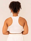 scrunch crop top